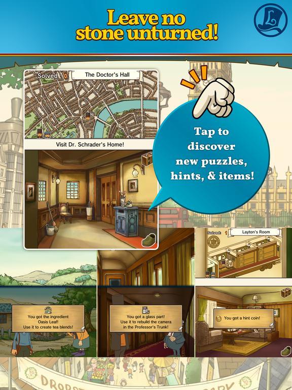 Cena do jogo Professor Layton