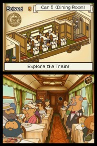 Cena do jogo Professor Layton