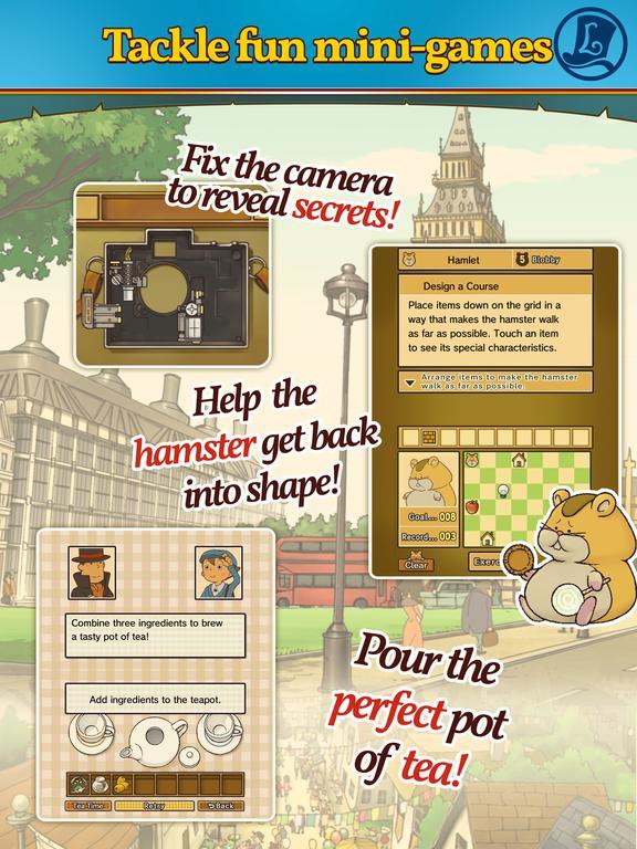Cena do jogo Professor Layton