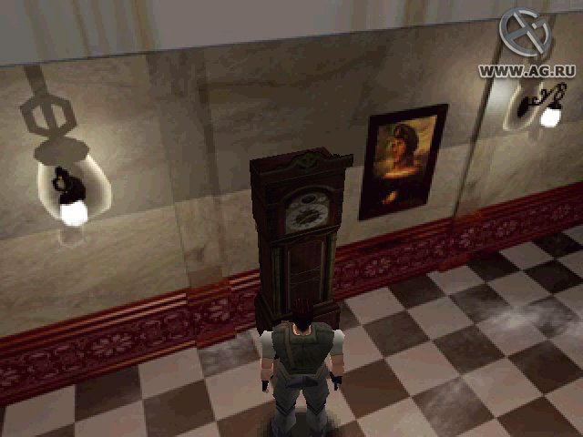 Cena do jogo Resident Evil