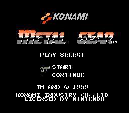 Cena do jogo Metal Gear