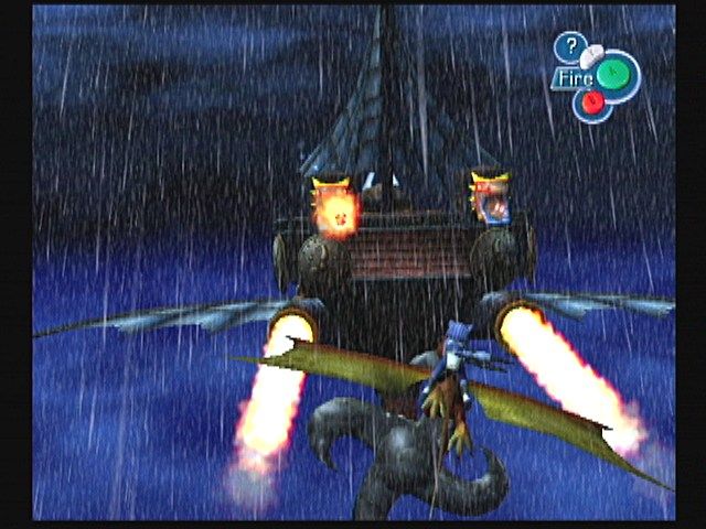 Cena do jogo Star Fox Adventures
