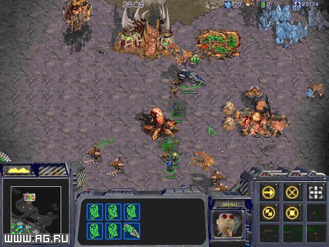 Cena do jogo StarCraft