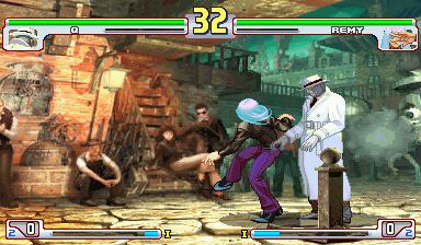 Cena do jogo Street Fighter III: Third Strike