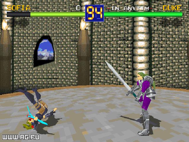 Cena do jogo Battle Arena Toshinden
