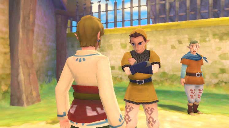 Cena do jogo The Legend of Zelda