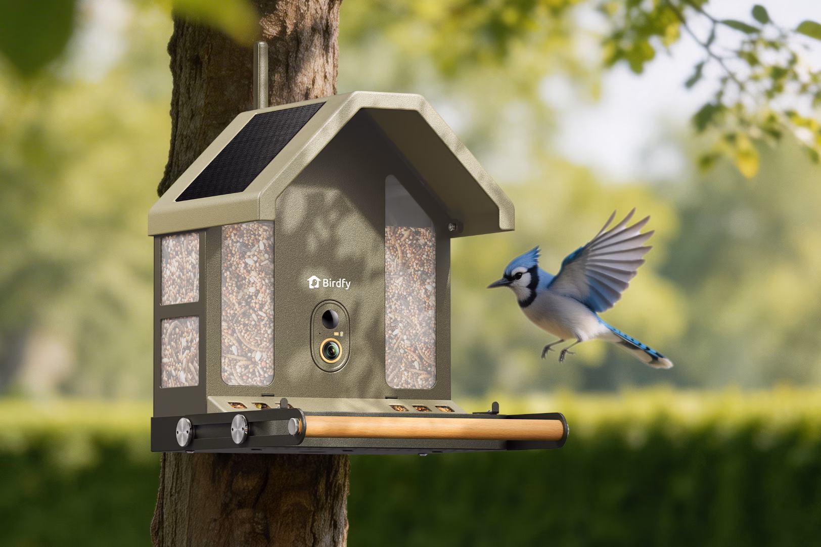 Comedouro inteligente da Birdfy grava em 4K e vira um guia completo de ornitologia no seu quintal