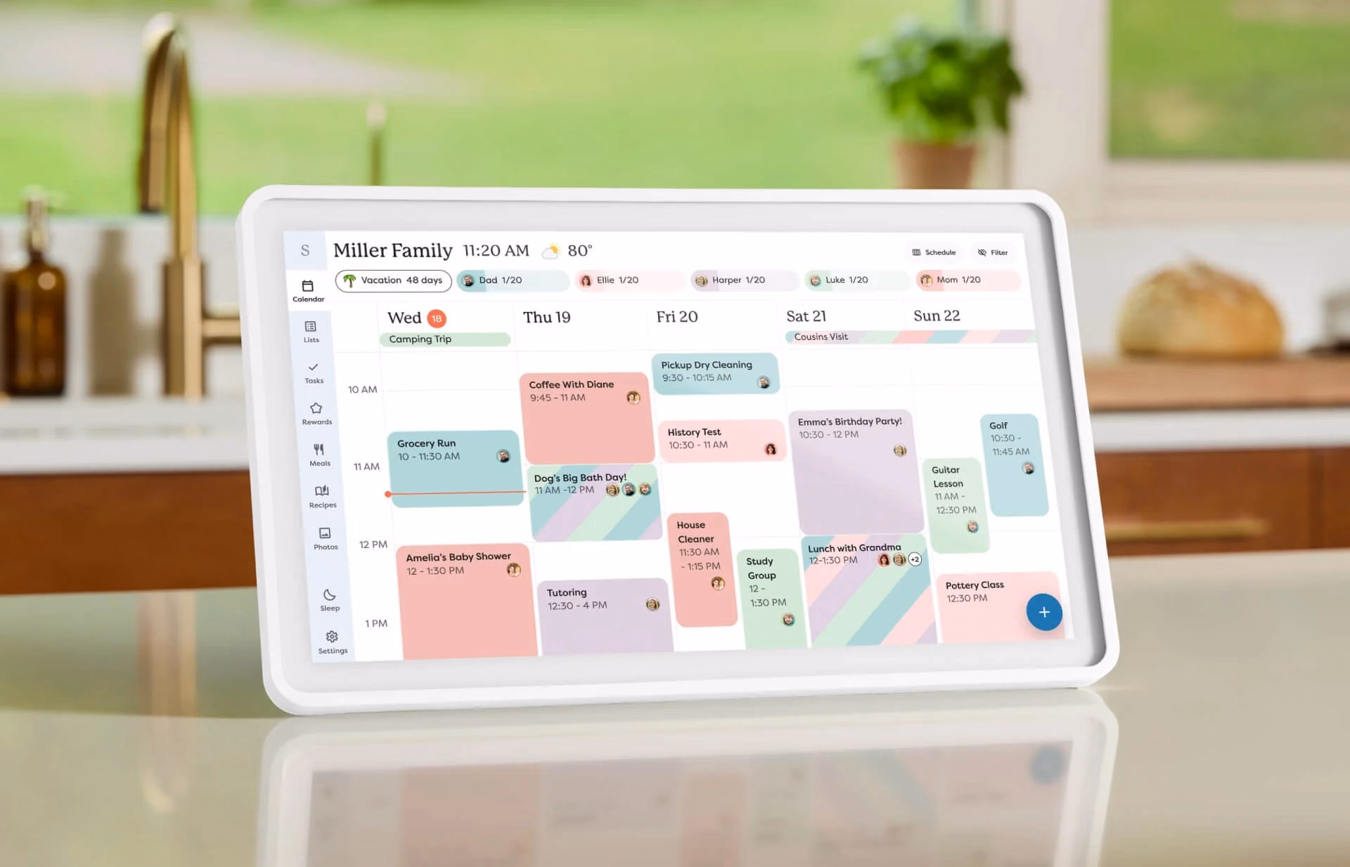 Calendário inteligente de 15 polegadas da Skylight atinge seu menor preço histórico
