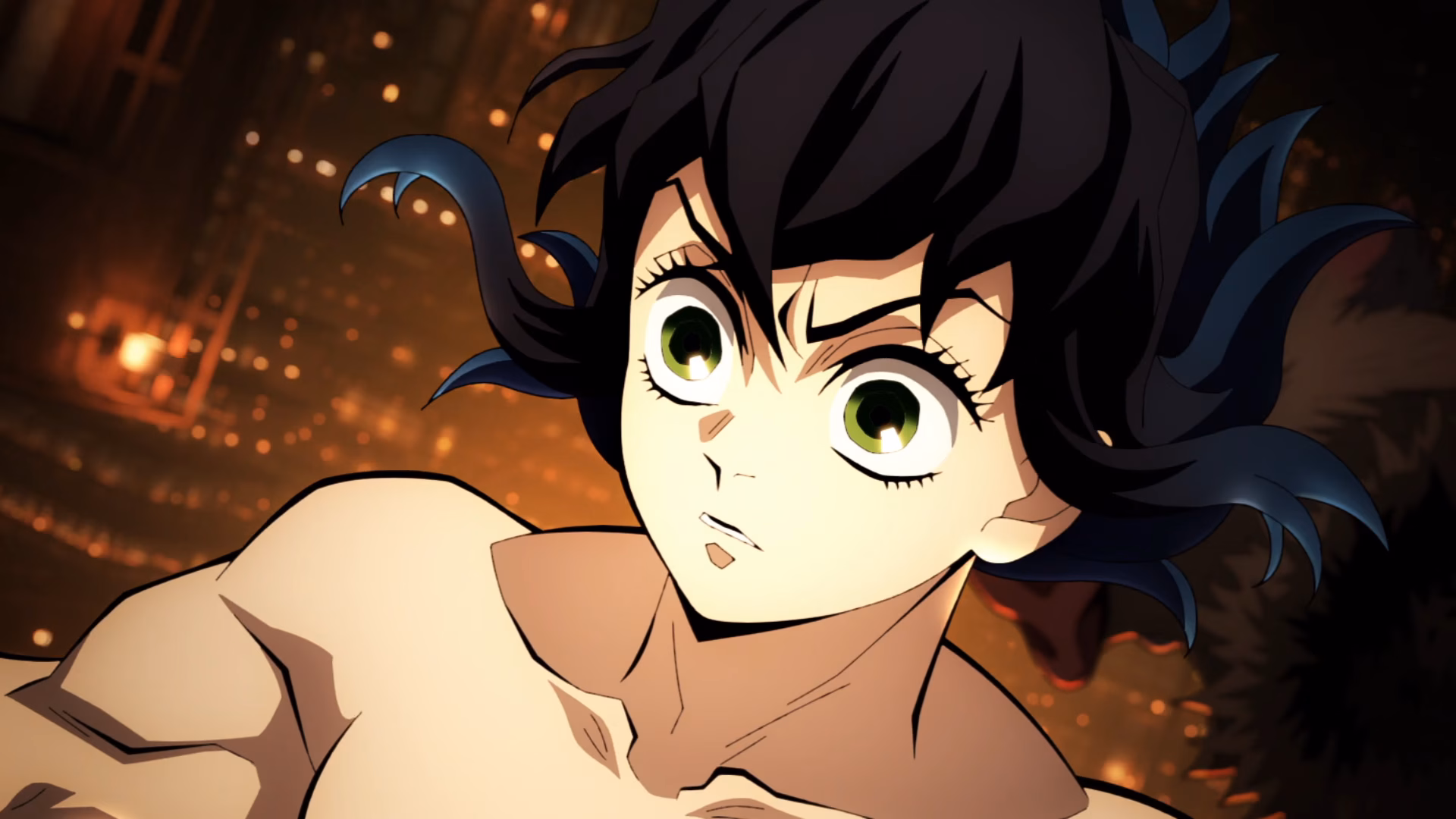 Ufotable celebra aniversário de Inosuke com ilustração inédita para 2026